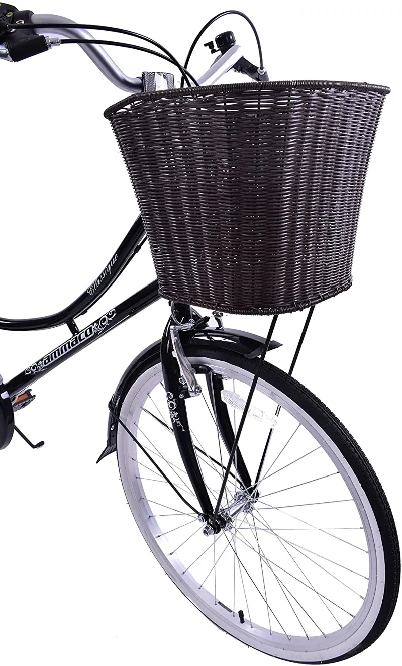 Ammaco Classique 24 Inch Wheel Dutch Bike Black-3